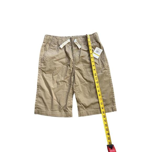 Lucky Brand Shorts Boy's Medium 10/12 Khaki Dock Elastic Waist Drawstring - Picture 2 of 5